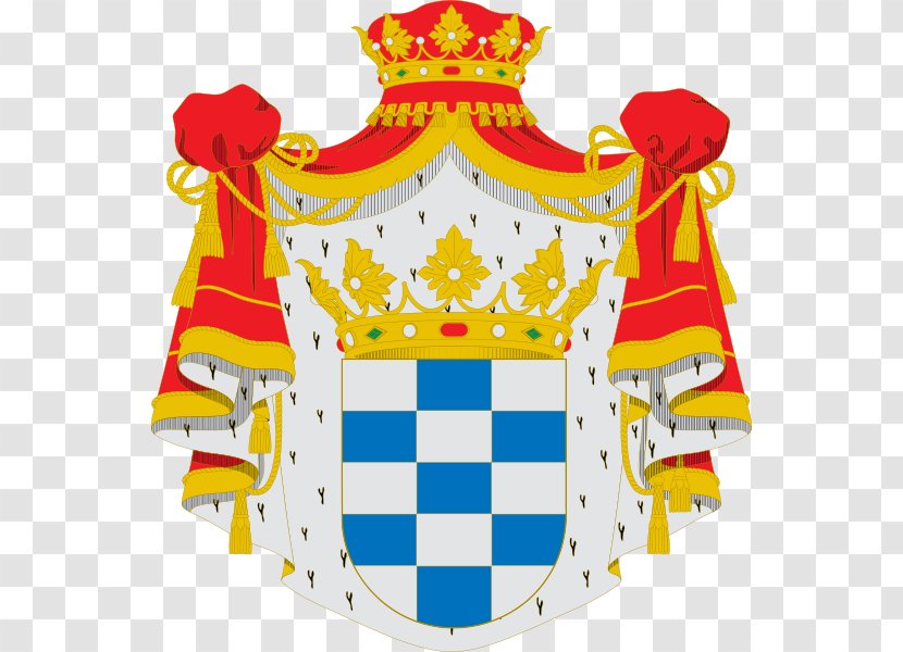 Coat Of Arms Serbia Duchy Veragua Polish Heraldry - Mantle And Pavilion - House Stuart Transparent PNG