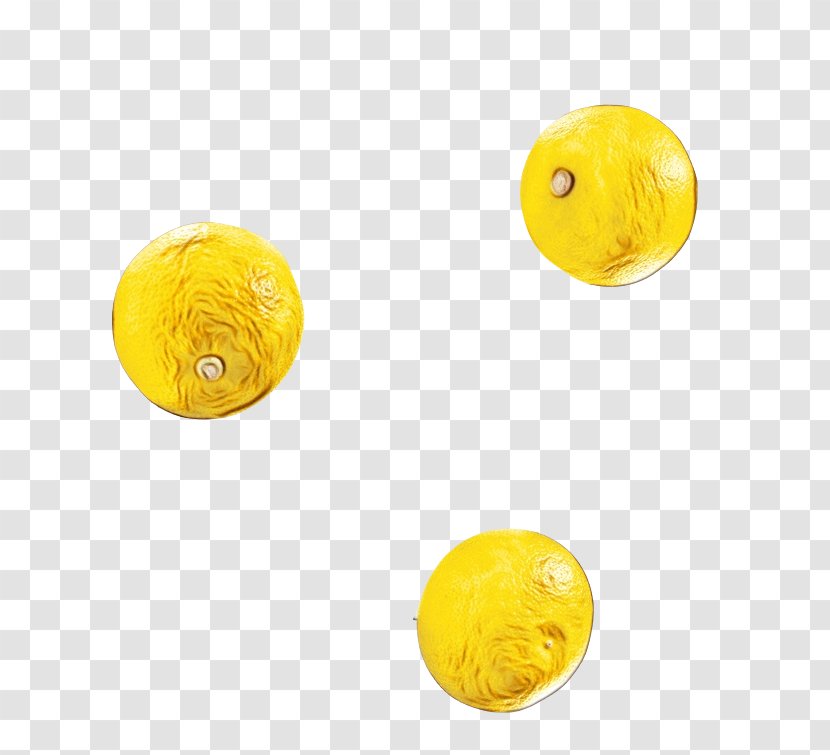 Yellow Background - Ball - Button Transparent PNG