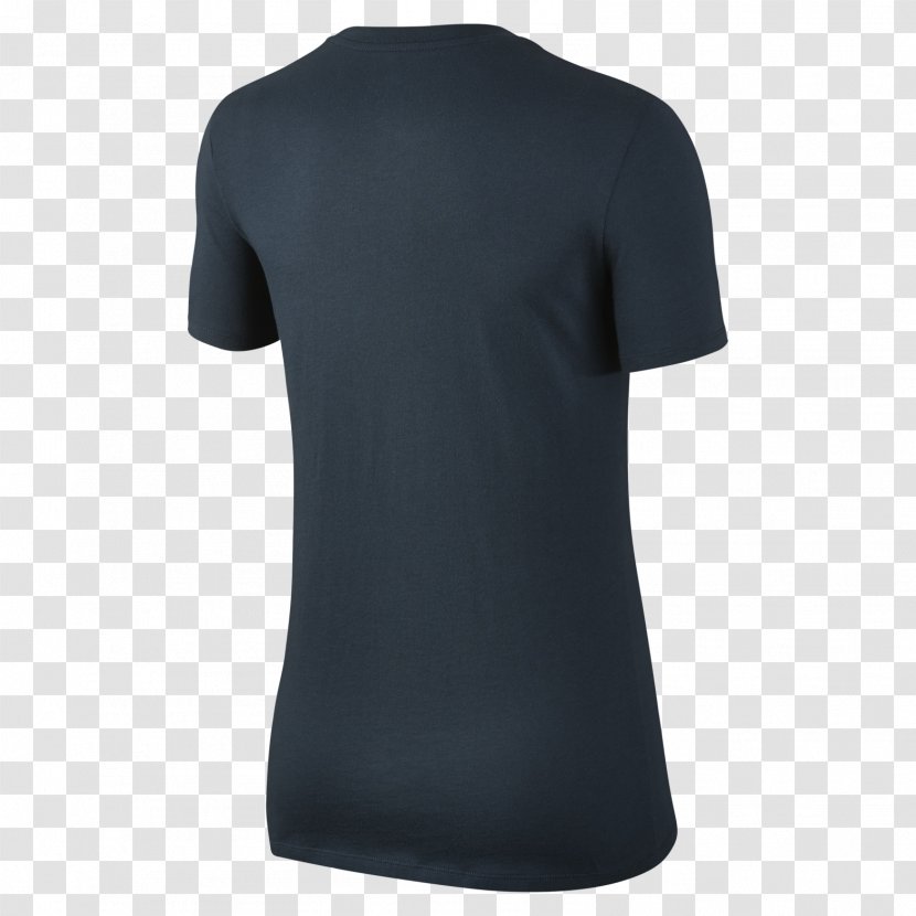 T-shirt Nike Sleeve Dry Fit Casual Attire - Active Shirt - Swoosh Transparent PNG