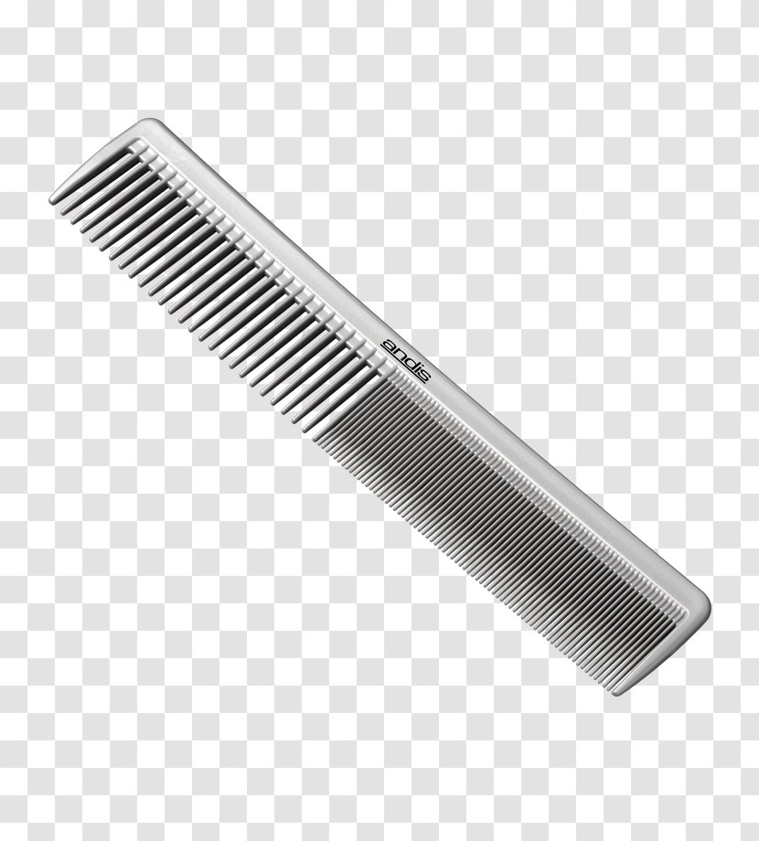 Andis Clipper Comb White Barber Hairdresser - Cutting Transparent PNG