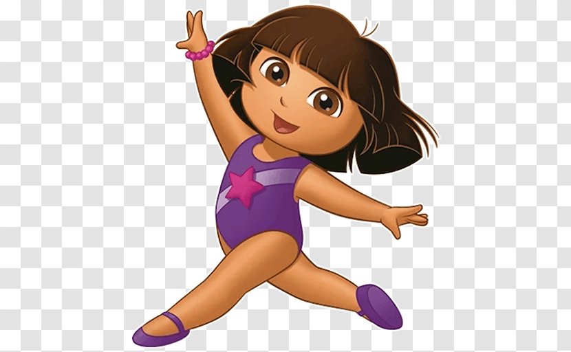 Dora The Explorer Fantastic Gymnastics Nick Jr. Image - Violet Transparent PNG