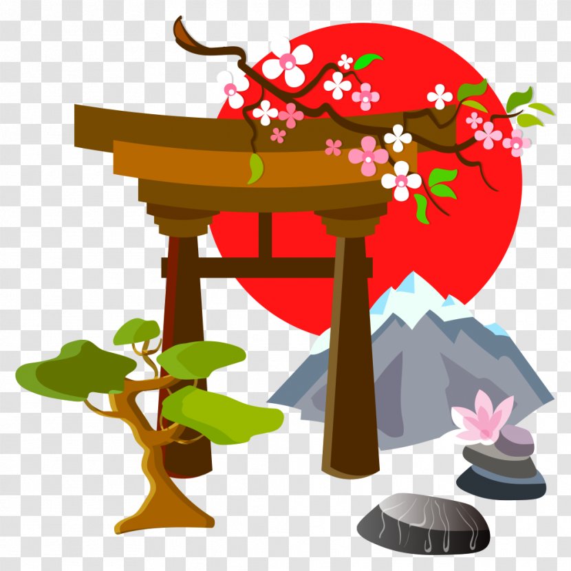 Japan Tradition Stock Illustration - Tree - Japanese Culture Transparent PNG