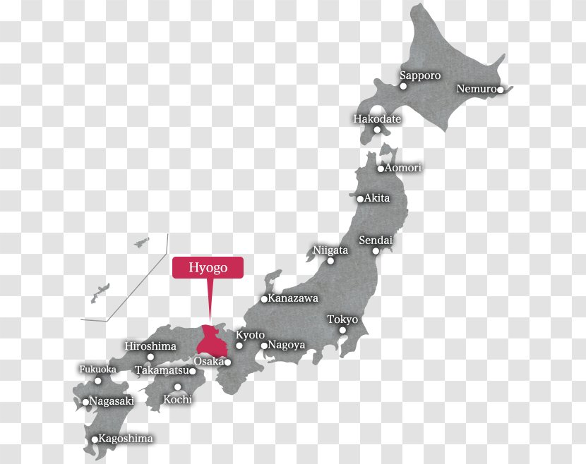 Prefectures Of Japan Map Geography Transparent PNG