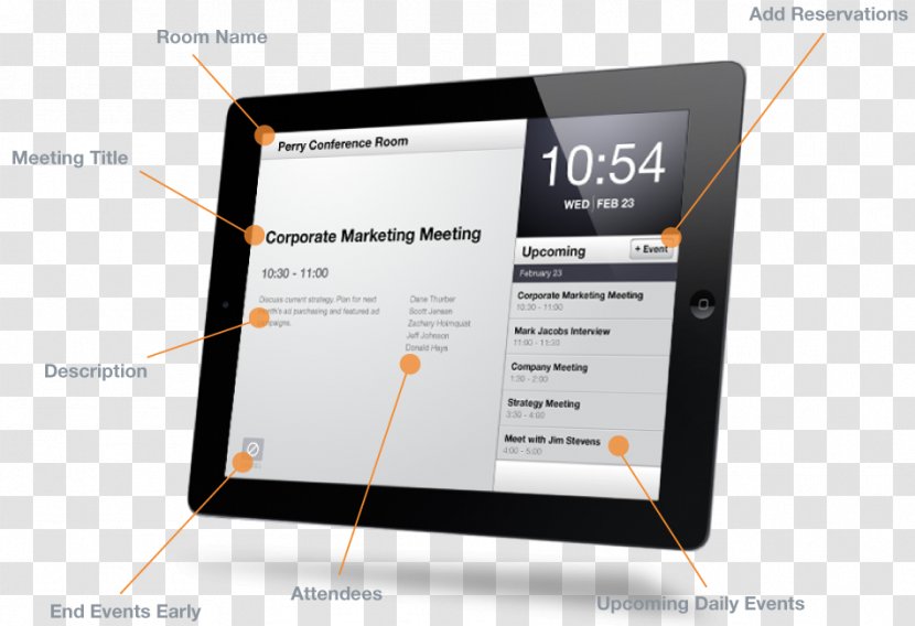Electronics Brand Gadget Multimedia - Conference Room Reservation Transparent PNG