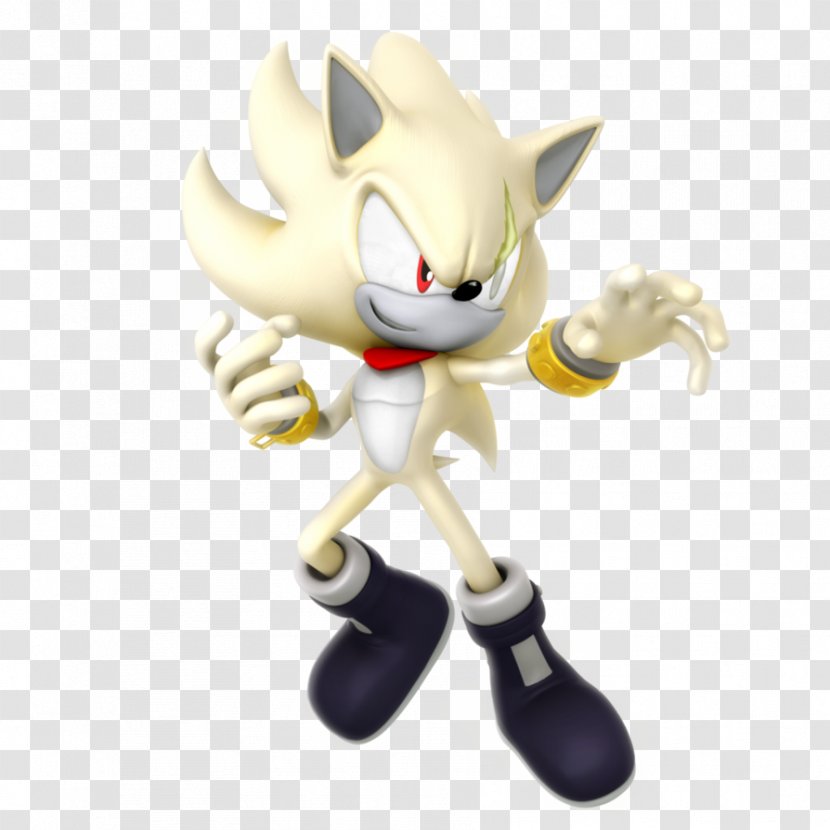 Shadow The Hedgehog Super Sonic Chaos Silver - Prototype Vector Transparent PNG