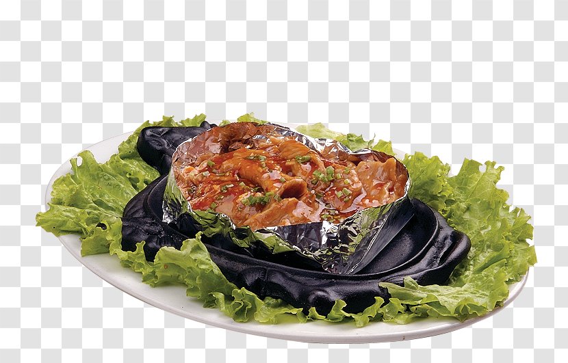 Teppanyaki Vegetarian Cuisine Asian Seafood - Serveware - Beef Flavored Iron Transparent PNG