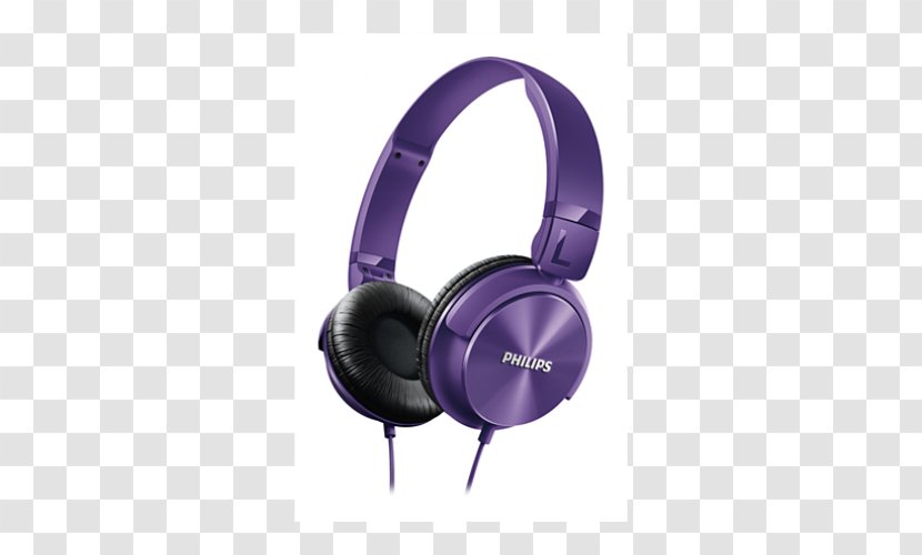 Headphones Audio Philips SHL3060 SHL3065 Purple Transparent PNG