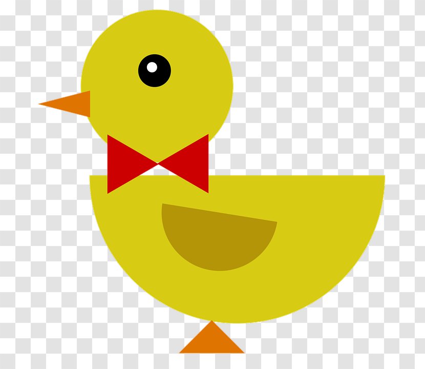 Domestic Duck Clip Art Illustration Image - Yellow Transparent PNG