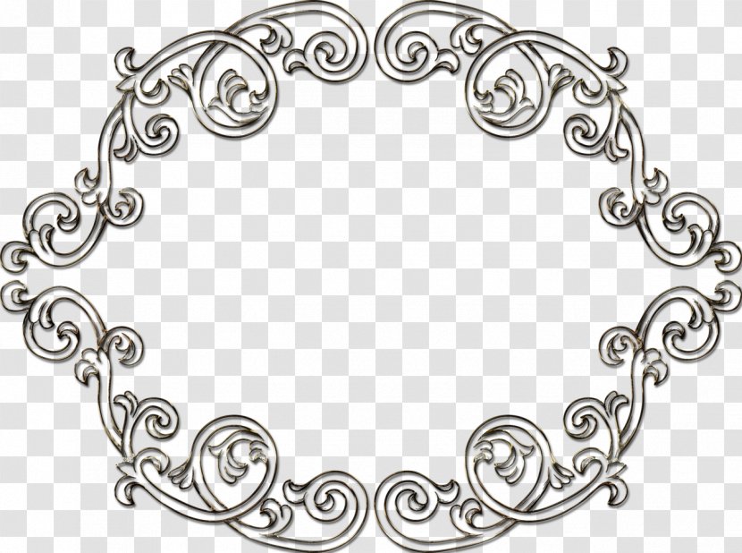 Body Jewellery Circle Area - Black And White - Frames Transparent PNG
