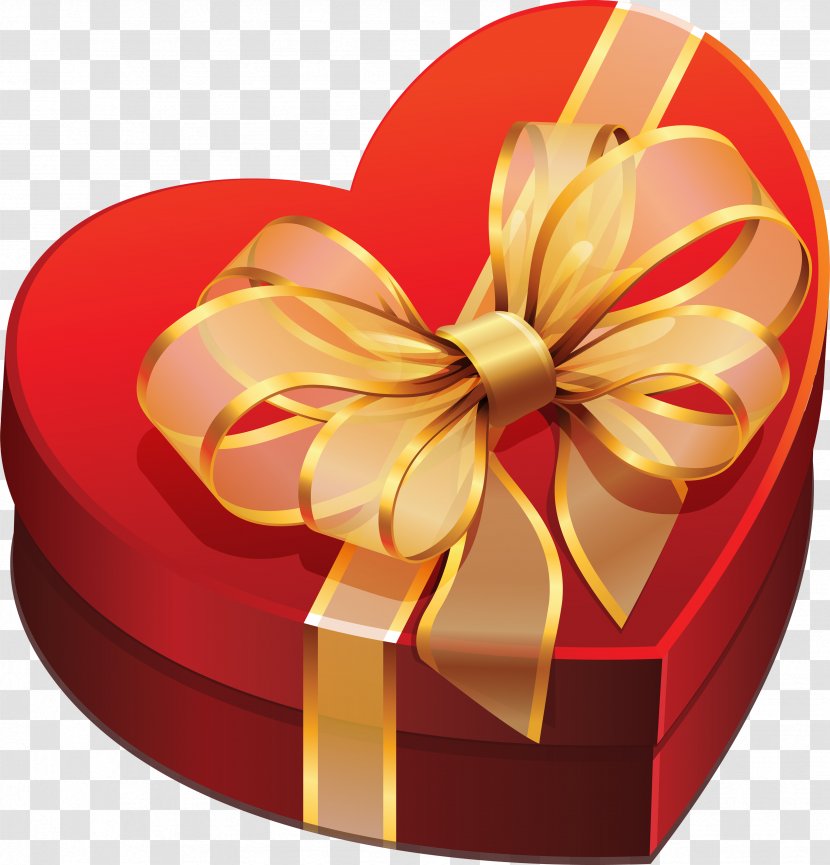 Gift Valentine's Day Clip Art - Heart - Png Picture Transparent PNG