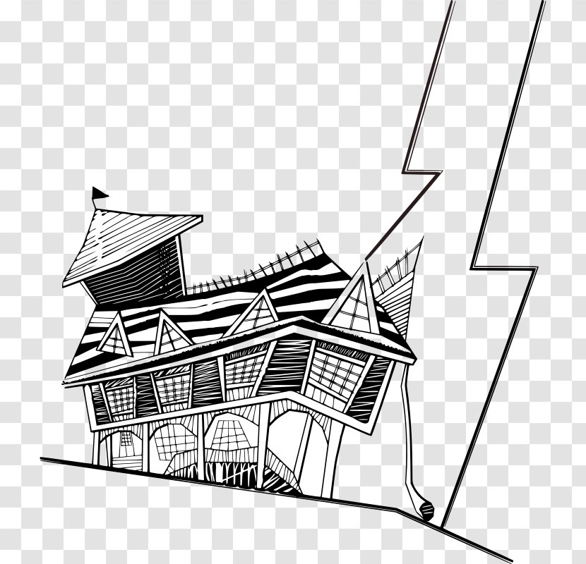 House Drawing Clip Art - Structure - Line Transparent PNG