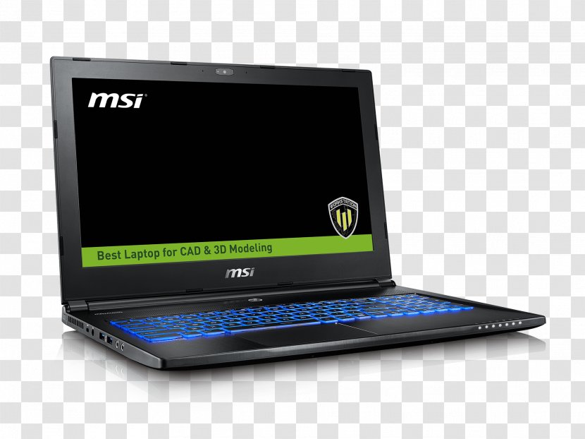 Laptop MSI Computer Workstation Nvidia Quadro - Msi - Intel Transparent PNG
