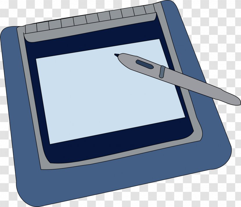 Tablet Computer Graphics Clip Art - Openoffice Draw - Blue Transparent PNG