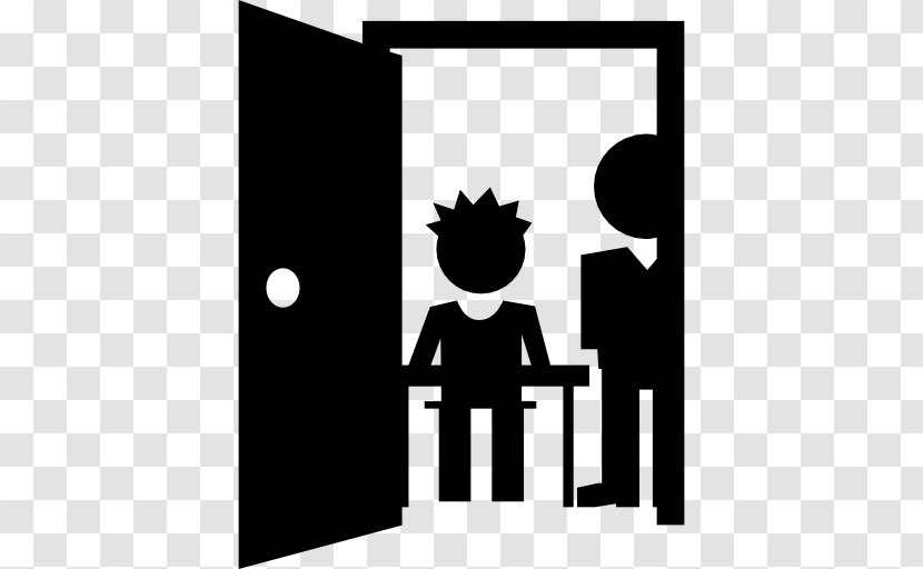 Door Building - Black Transparent PNG