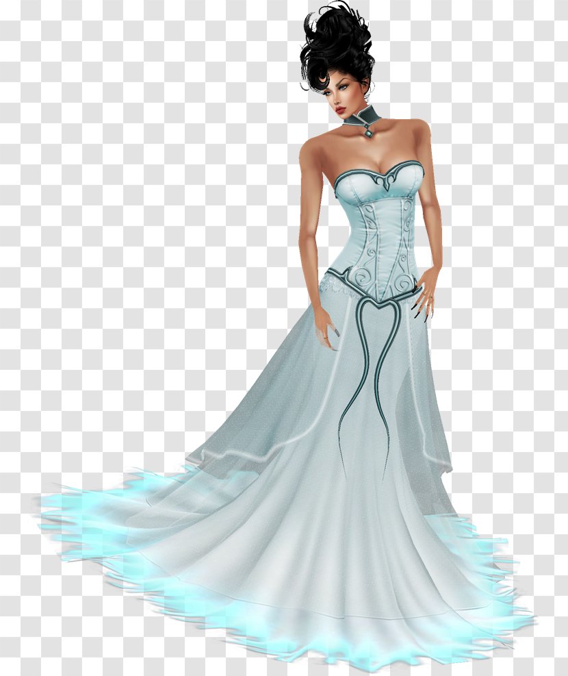 Wedding Dress Shoulder Cocktail Party - Silhouette Transparent PNG
