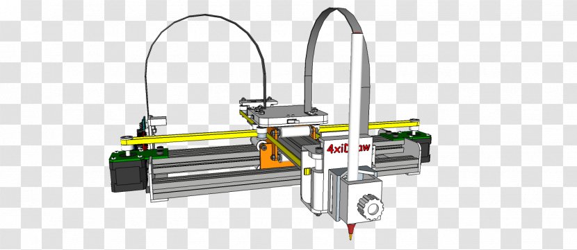 Machine Robot Design Drawing 3D Printing - Cylinder Transparent PNG