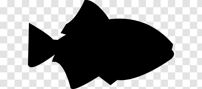 Fish Clip Art - Drawing - Black Outline Of A Transparent PNG