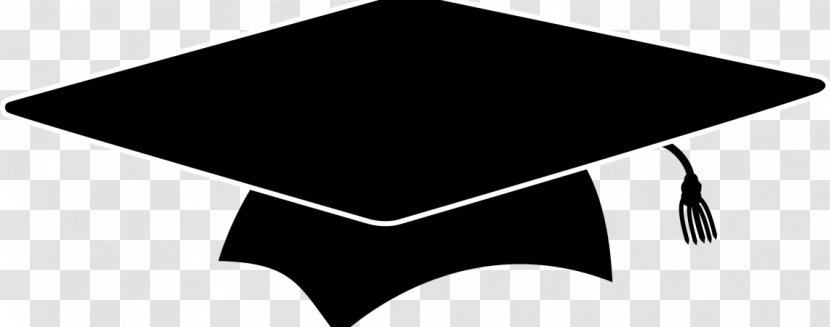 Square Academic Cap Clip Art Hat Vector Graphics - Monochrome - Place To Teach Transparent PNG