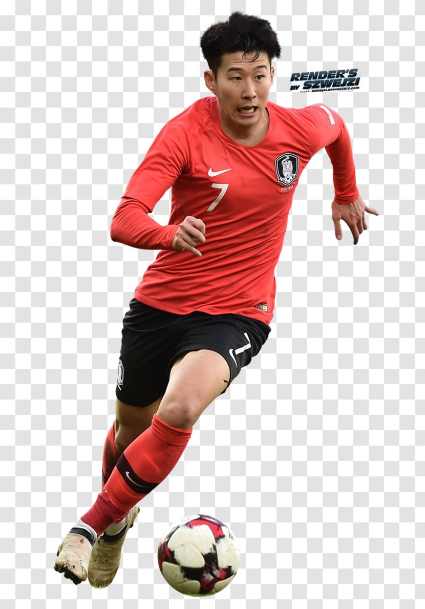 Son Heung-min South Korea National Football Team 2018 World Cup - Soccer Kick Transparent PNG