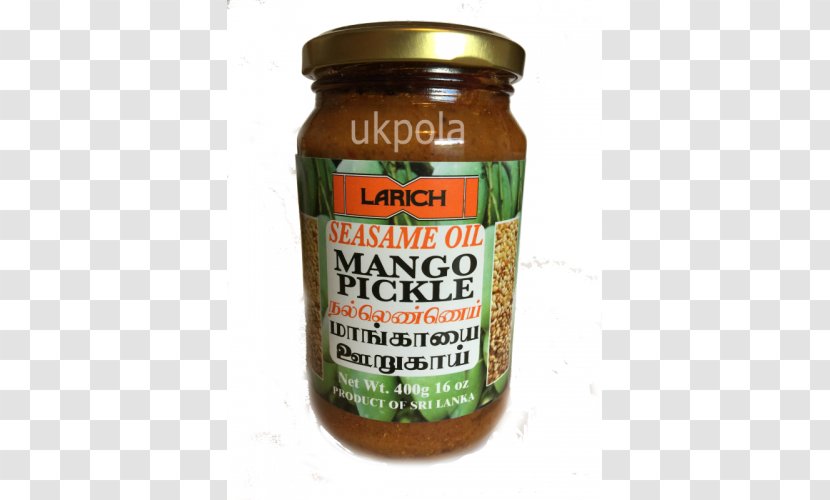 Chutney Relish Sauce - Mango Pickle Transparent PNG