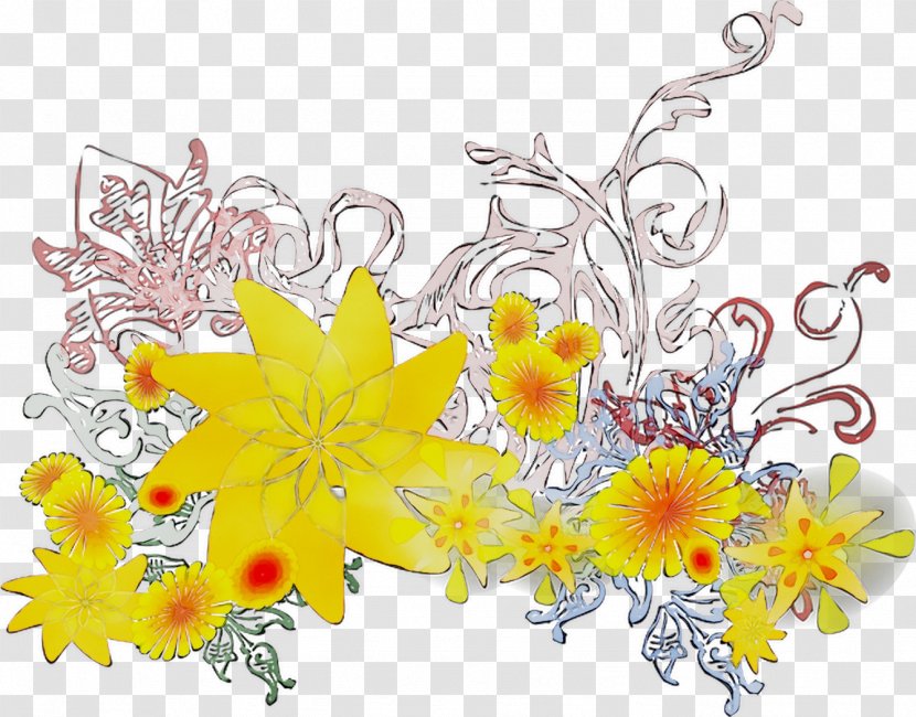 Floral Design Triassic Mesozoic Flower Geological Period - Era Transparent PNG