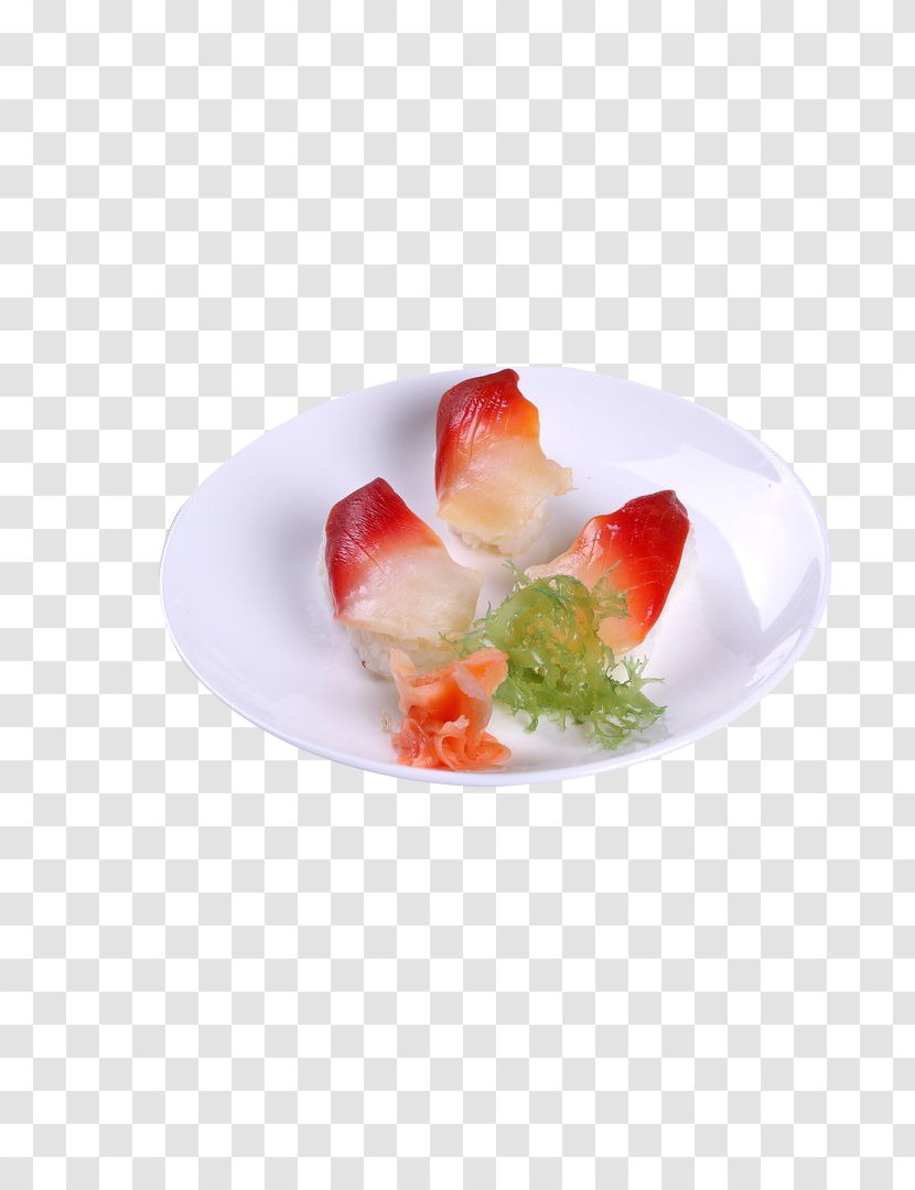 Sushi Japanese Cuisine Food Dish Transparent PNG