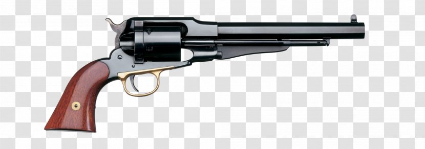 Remington Model 1858 Revolver Colt Single Action Army .45 Cartridge Transparent PNG