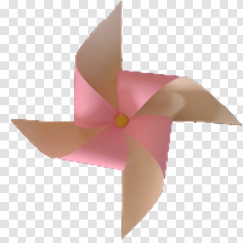 Origami Paper Petal Pink M - Windmill Transparent PNG