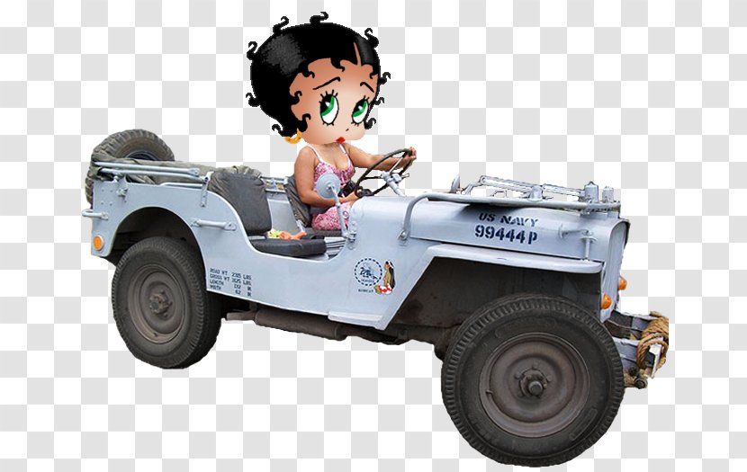 Betty Boop Photobucket Jeep Video - Vehicle Transparent PNG