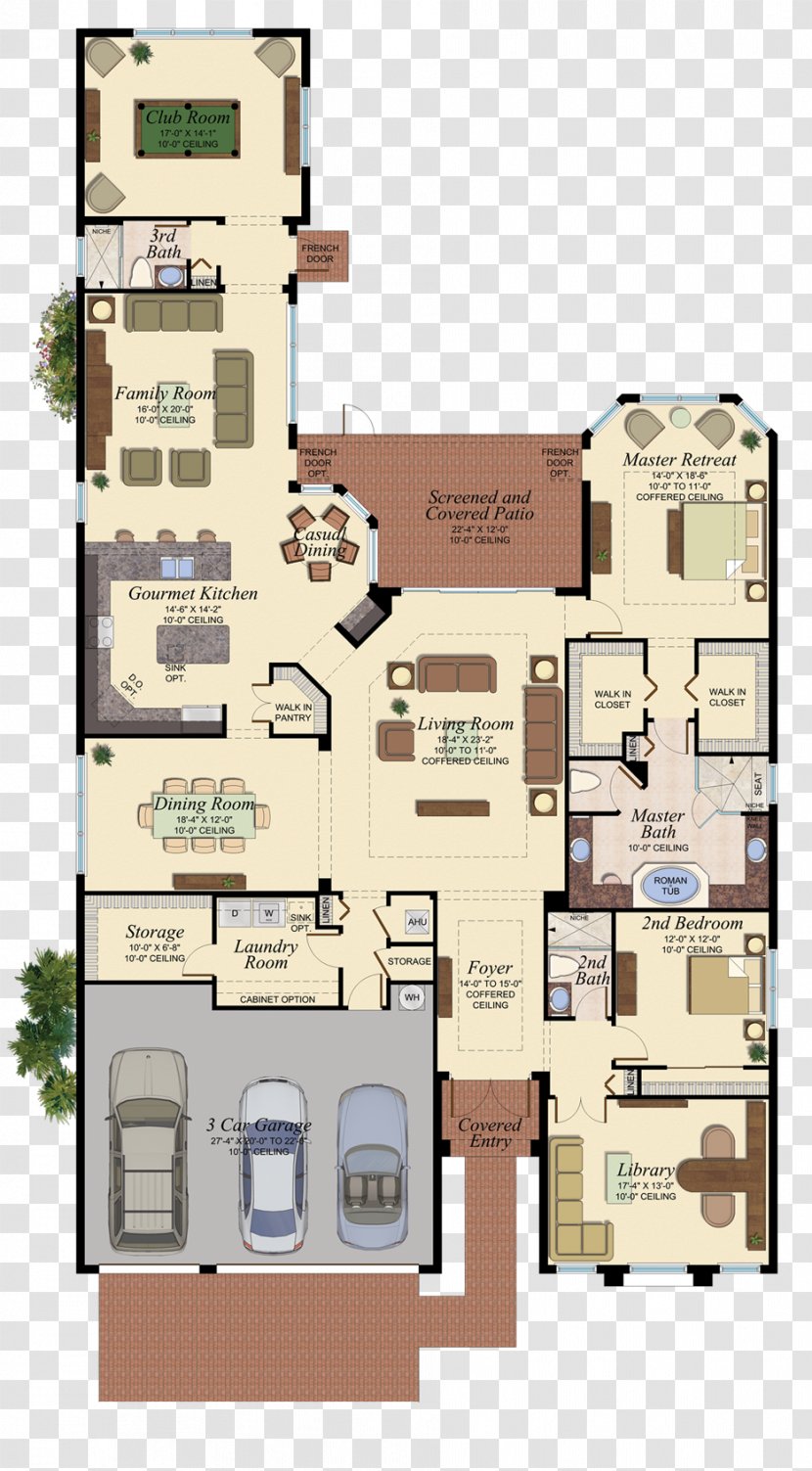 Floor Plan Residential Area - Facade - Design Transparent PNG