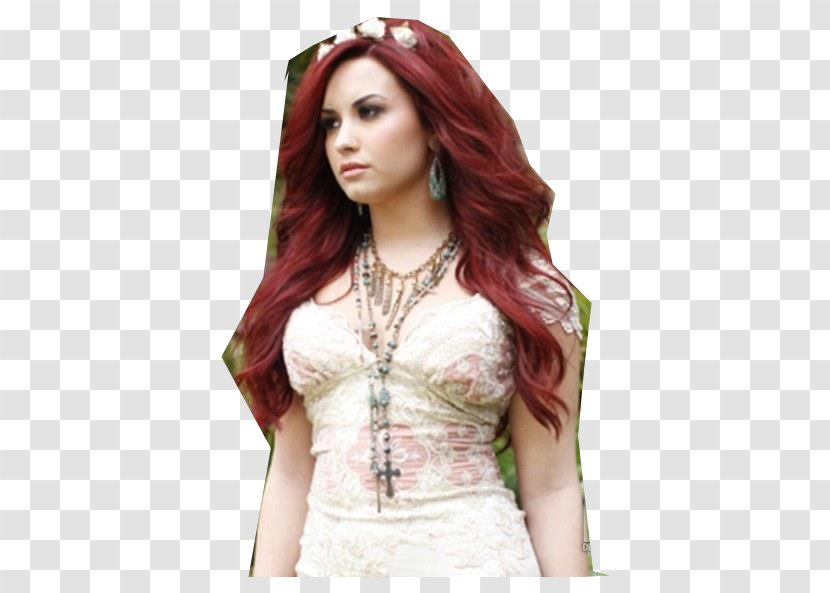 Demi Lovato Red Hair Transparent PNG