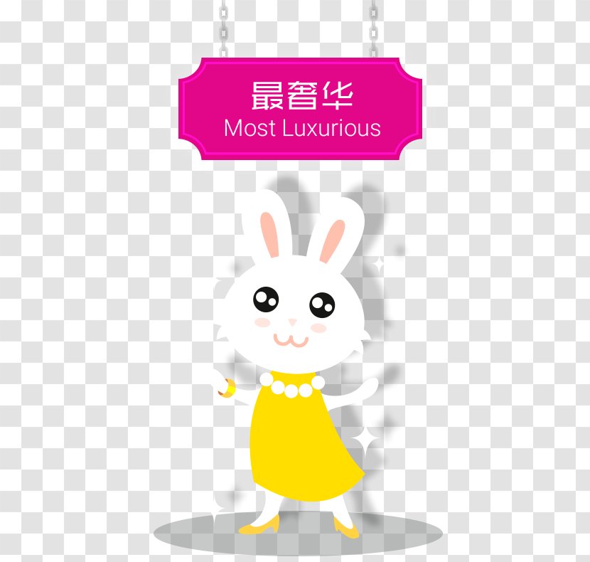 Rabbit Easter Bunny Hare Yolk Mooncake - Daily Newspaper Transparent PNG