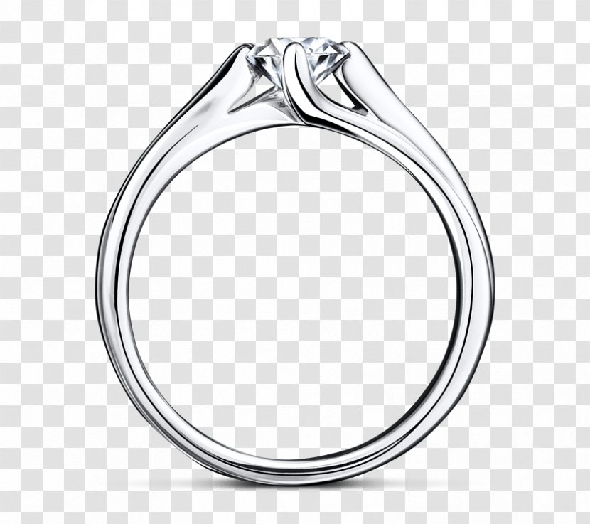 Wedding Ring Diamond Engagement Brilliant - Cut Transparent PNG
