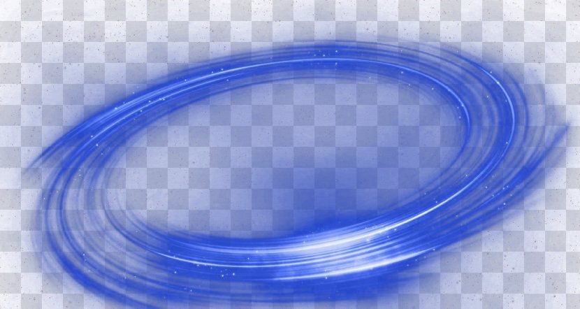 Circle Water - Blue - Air Vortex Effect Element Transparent PNG