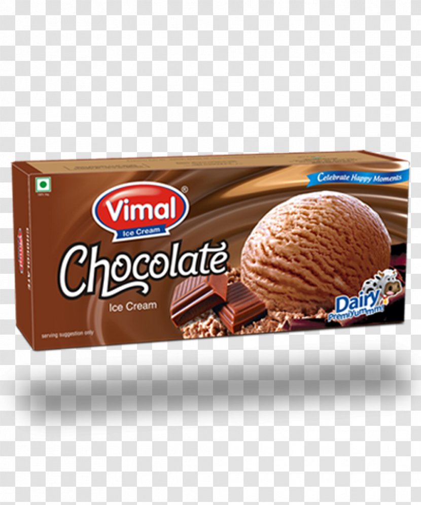 Chocolate Ice Cream Kulfi - Wafer Transparent PNG
