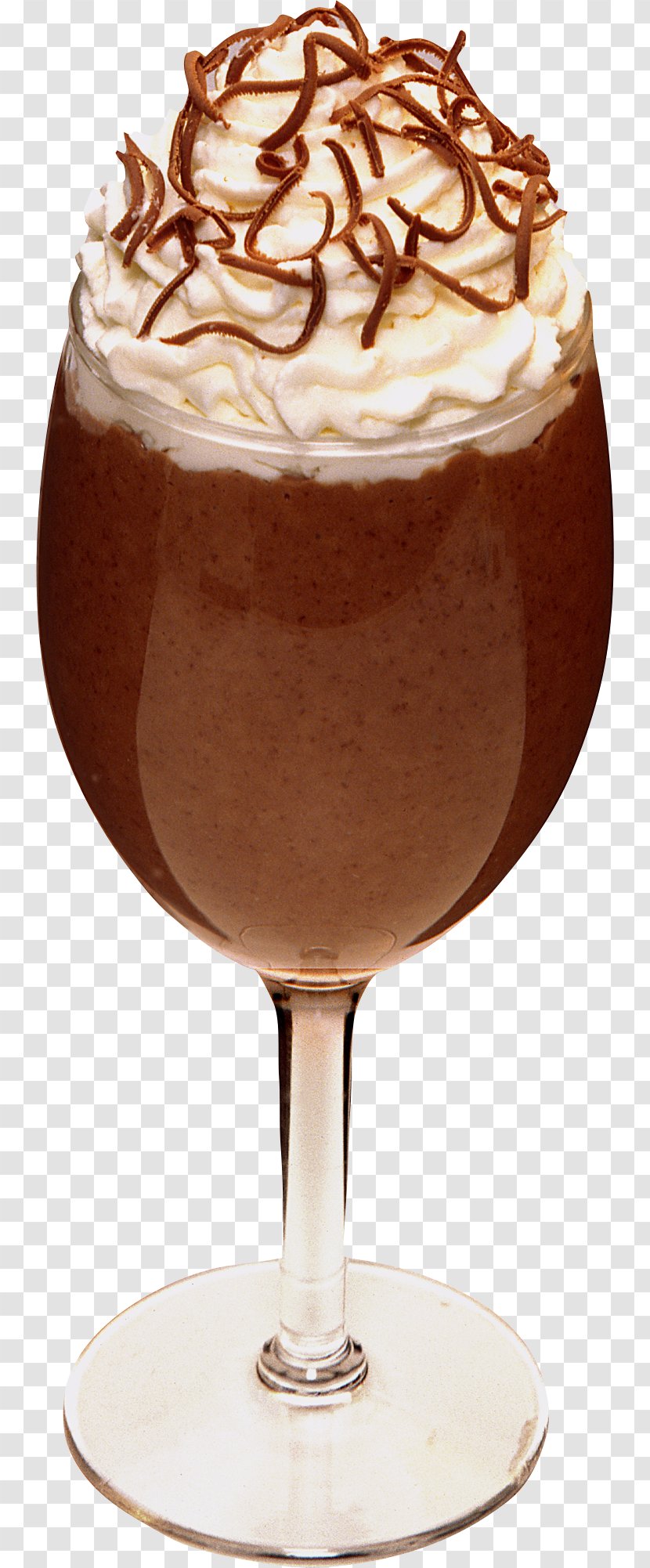 Chocolate Ice Cream Pudding Mousse Parfait - Dairy Product - Splash Transparent PNG