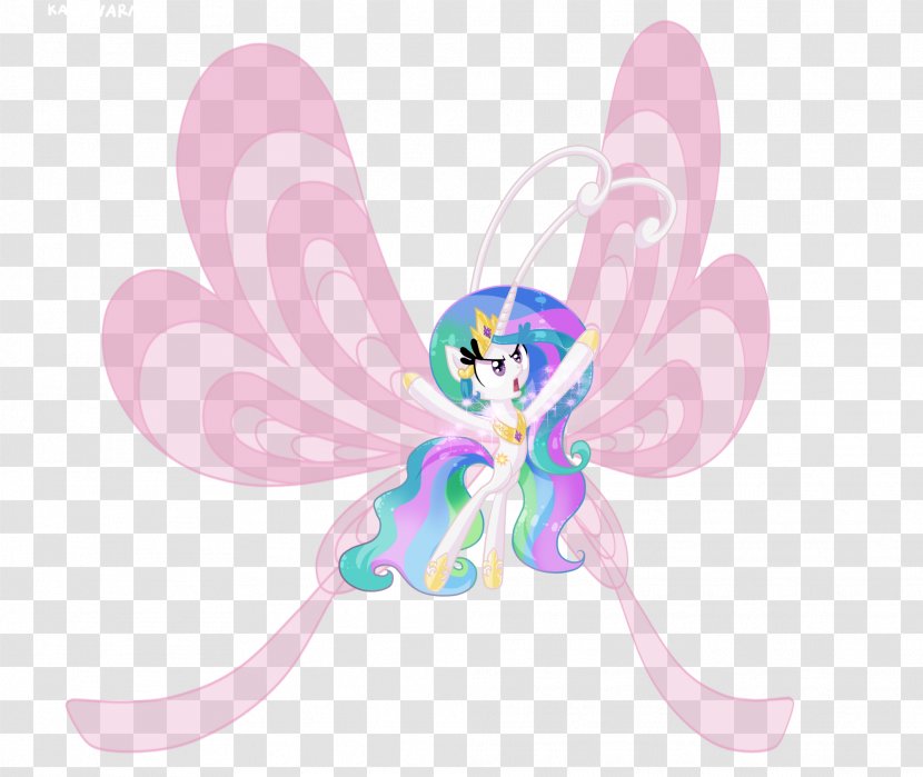 Clip Art Fairy Illustration Pink M - Moths And Butterflies Transparent PNG