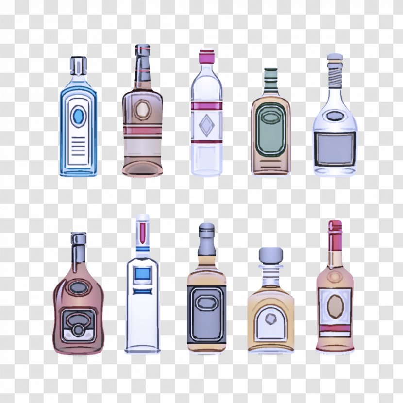 Liqueur Drink Bottle Distilled Beverage Alcoholic - Wine Vodka Transparent PNG