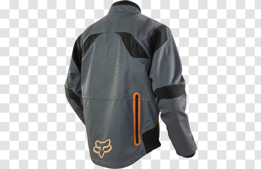 Leather Jacket Sleeve Zipper Gilets - Black - A Fox Coat Transparent PNG