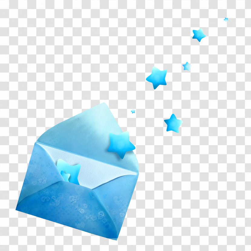 Envelope Letter - Azure - Loading Envelopes Stars Transparent PNG