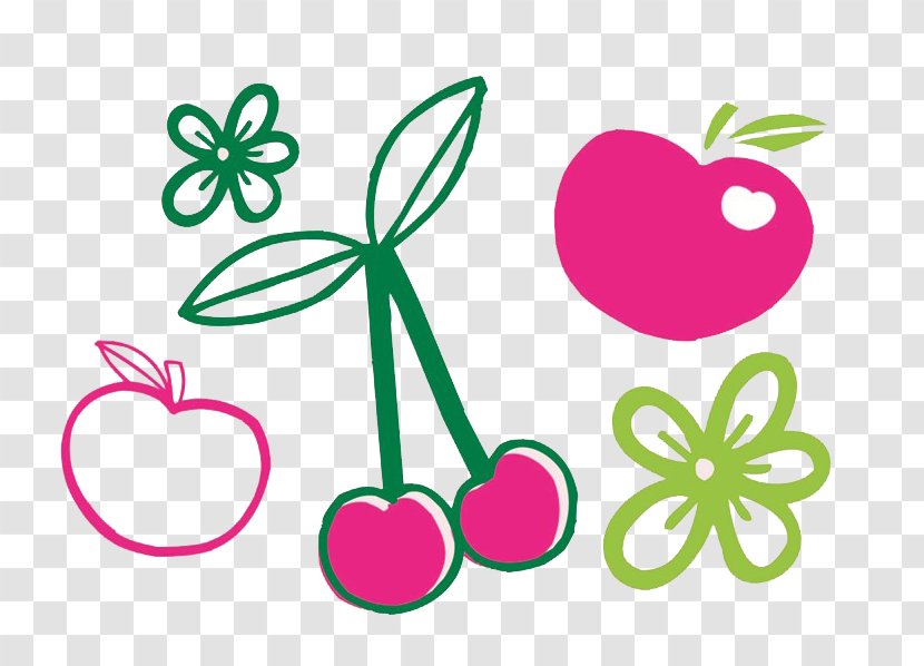 Auglis Clip Art - Floral Design - Graffiti Fruit Transparent PNG
