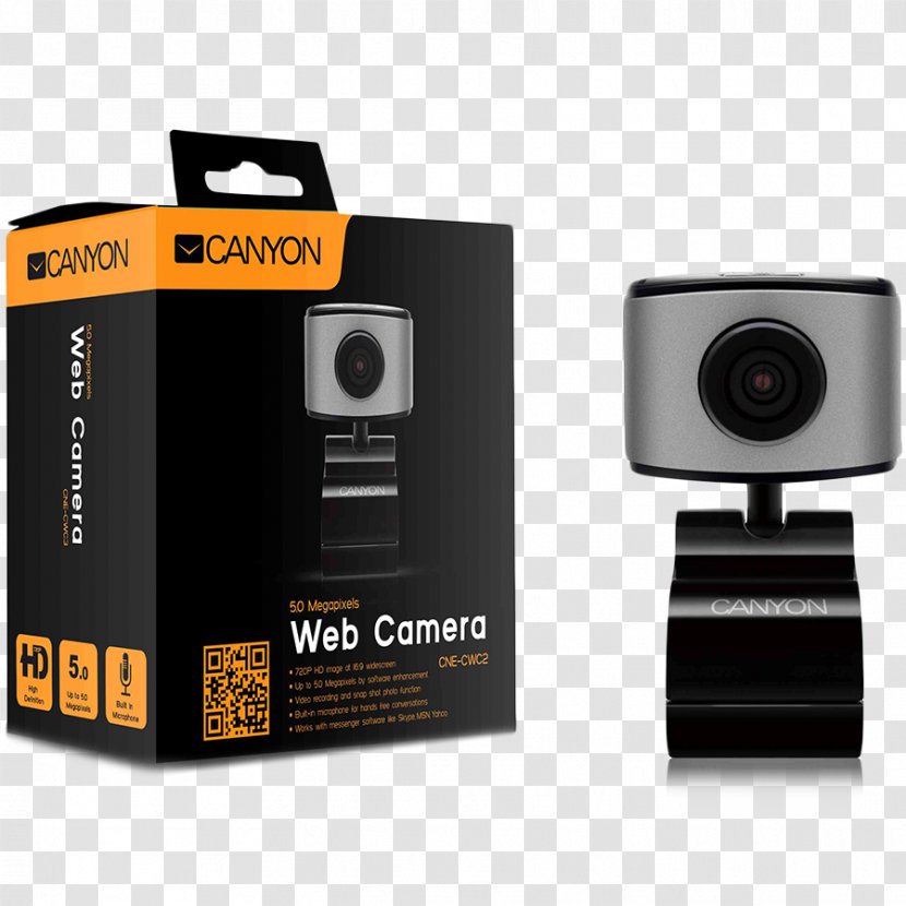 Canyon Cne-cwc2 Hd Webcam Camera 1.3 Megapixel Computer - Electronic Device Transparent PNG
