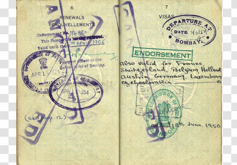 Indian Passport Travel Visa Germany - Text Transparent PNG