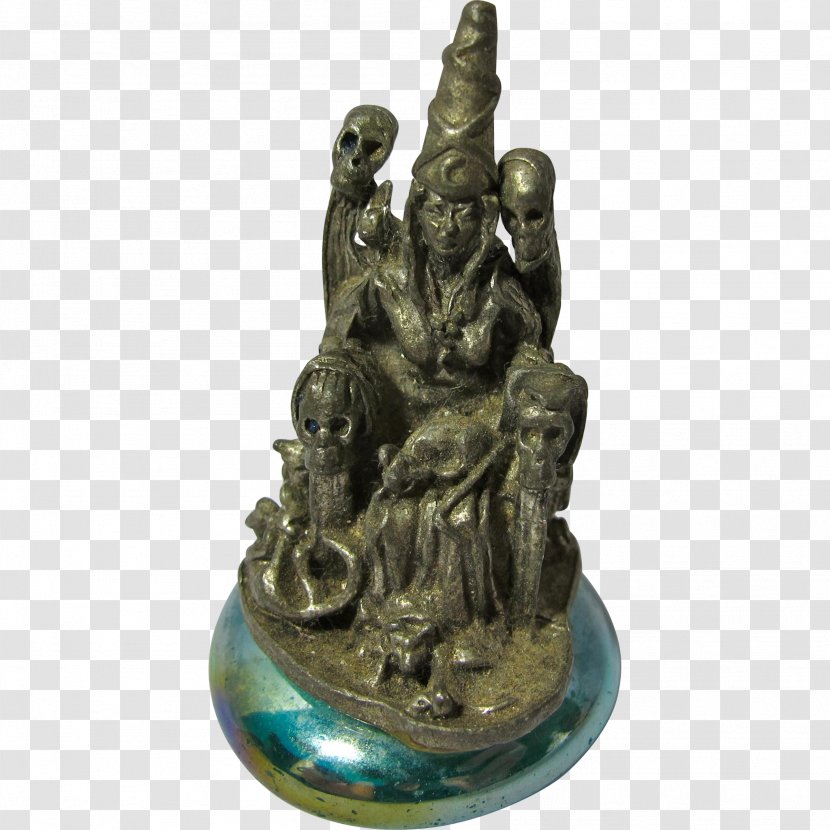 Bronze Sculpture Hecate Goddess - Figurine - Statue Transparent PNG