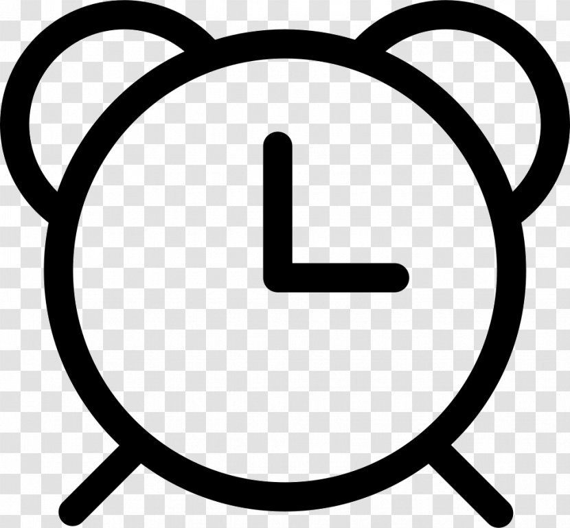 Alarm Clocks الأدعية اليومية للأطفال Clip Art - Black And White - Clock Transparent PNG