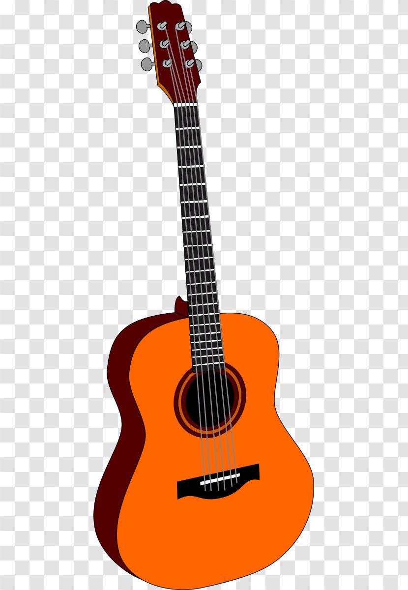 Acoustic Guitar Electric Clip Art - String Instrument Accessory - Image Transparent PNG