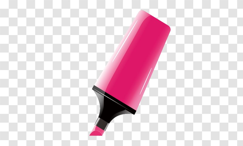 Gratis Pink Clip Art - Perspective Colored Pens Transparent PNG
