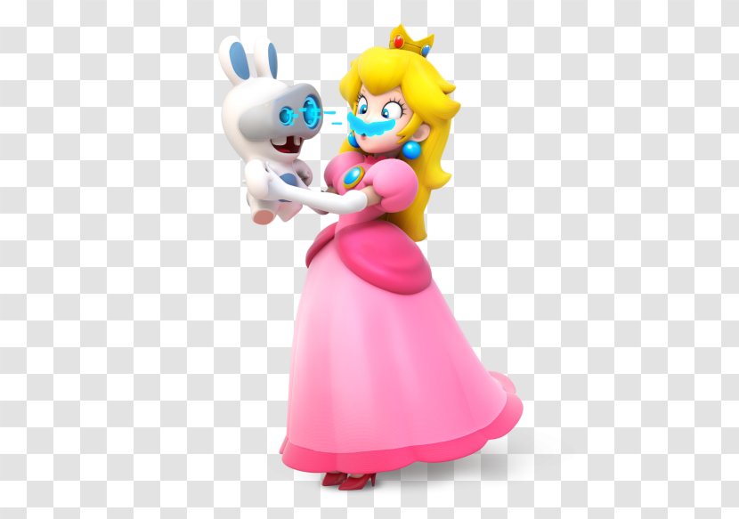 Mario + Rabbids Kingdom Battle Princess Peach Luigi & Yoshi - Super Transparent PNG