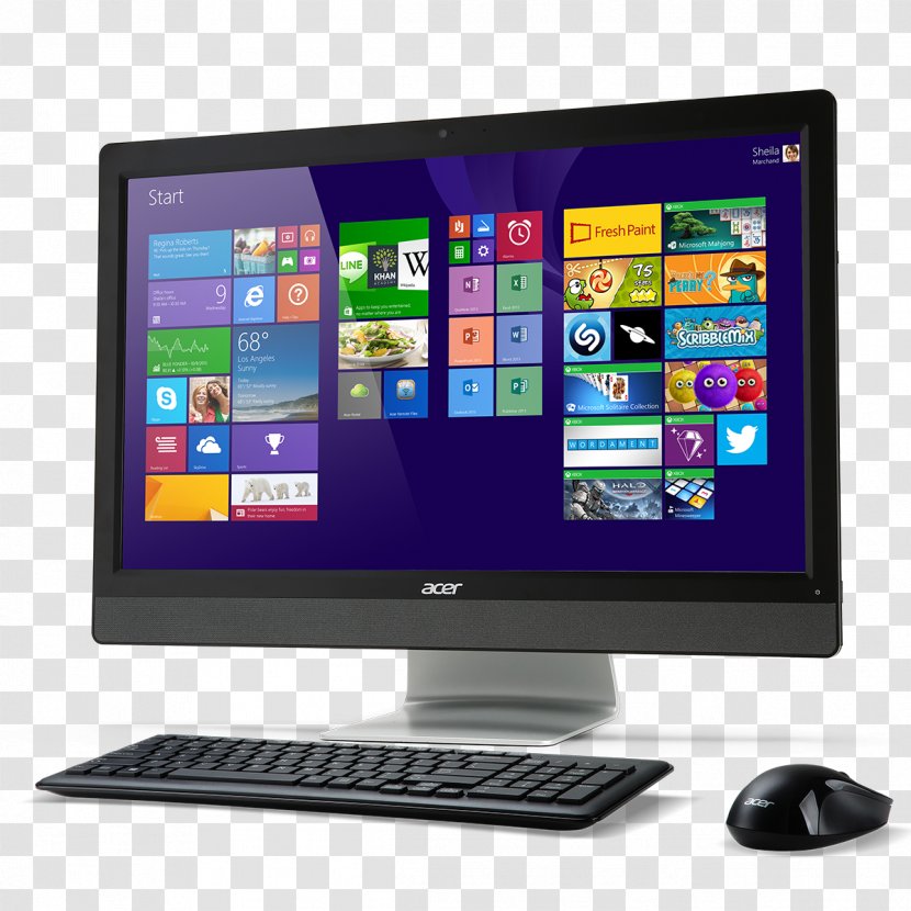 All-in-one Intel Core I5 Acer Aspire Hard Drives - Multicore Processor - Bigger Zoom Big Transparent PNG