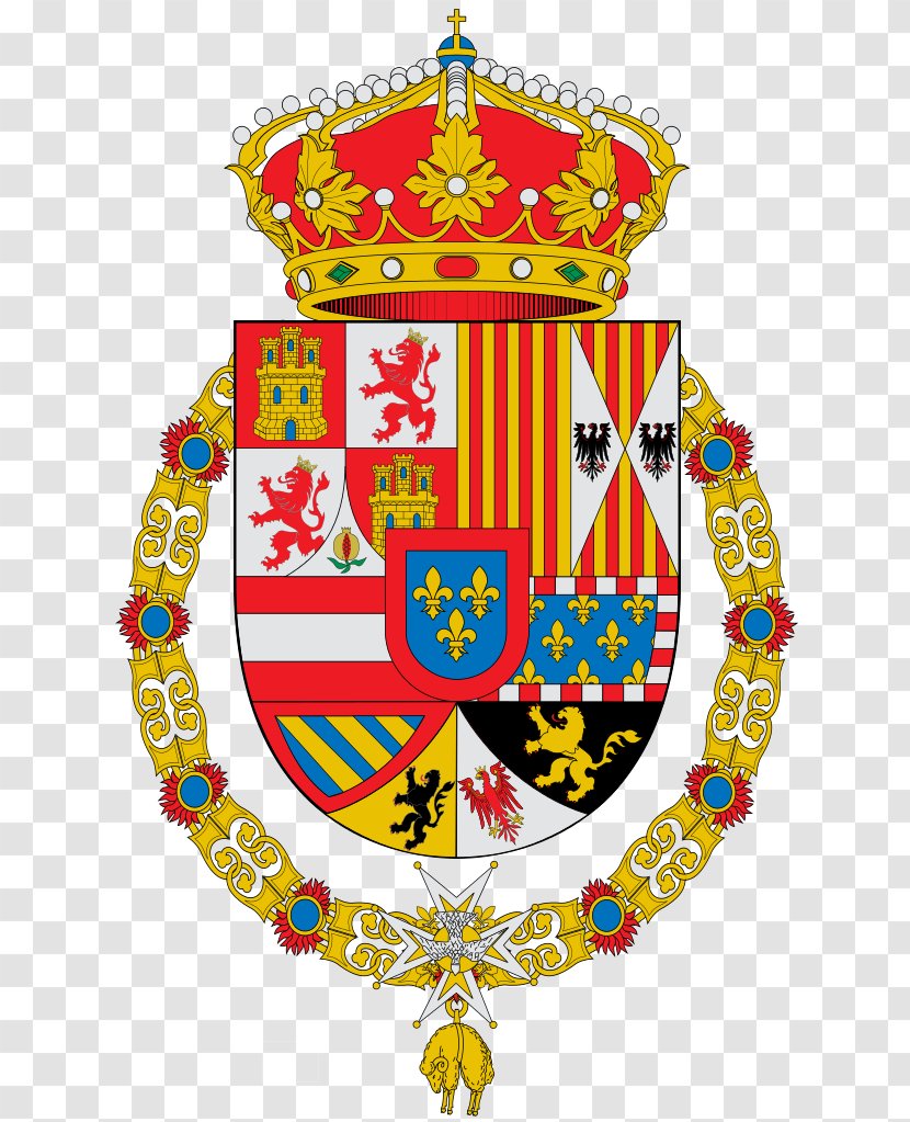 Flag Of Spain Bourbon House - Coat Arms Transparent PNG
